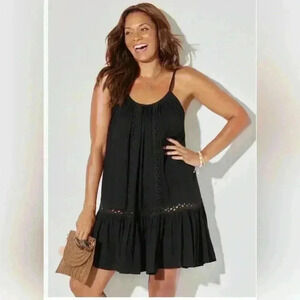 Ravina Swim black cover up dress